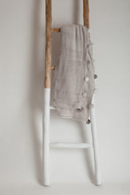 Load image into Gallery viewer, T.V Blanket Ivory With Pom Poms