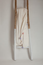 Load image into Gallery viewer, T.V Blanket Ivory With Pom Poms