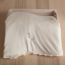 Load image into Gallery viewer, Pima Cotton Embroidery Swan Blanket