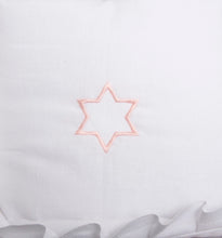 Load image into Gallery viewer, White Blanket Embroidery Star Of David