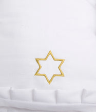 Load image into Gallery viewer, White Blanket Embroidery Star Of David