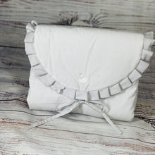 Load image into Gallery viewer, Wood Stroller Gray and white dots Collection 6 Pieces Gift Set