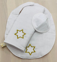 Load image into Gallery viewer, Léush 3 Items Gift Set Embroidery Star Of David