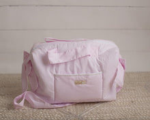 Load image into Gallery viewer, Pink Pearl Dots Diaper Bag set of 3 items