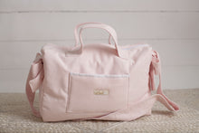 Load image into Gallery viewer, Pink Denim Diaper Bag set of 3 items