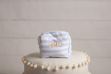 Load image into Gallery viewer, D&D Blue & White Stripes Diaper Bag set of 3 items