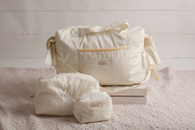 Load image into Gallery viewer, Ivory Diaper Bag set of 3 items
