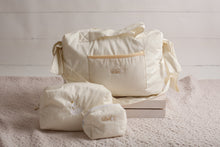 Load image into Gallery viewer, Ivory Diaper Bag set of 3 items