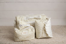 Load image into Gallery viewer, Green Flowers Diaper Bag set of 4 items