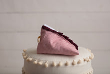 Load image into Gallery viewer, Burgundy Stripes Diaper Bag set of 4 items