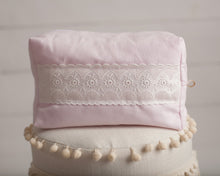 Load image into Gallery viewer, Royal Pique Ivory & Pink Diaper Bag set of 3 items