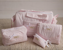 Load image into Gallery viewer, Pink Mush Diaper Bag set of 4 items