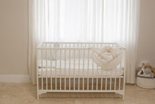 Load image into Gallery viewer, Baby Crib Set White diamond pique 7 items Set