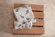 Load image into Gallery viewer, Receiving Blanket with Headband set