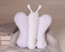 Load image into Gallery viewer, Nursery butterfly pillow