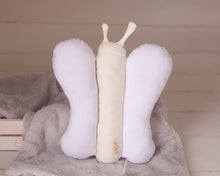 Load image into Gallery viewer, Nursery butterfly pillow