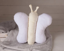 Load image into Gallery viewer, Nursery butterfly pillow
