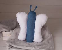 Load image into Gallery viewer, Nursery butterfly pillow