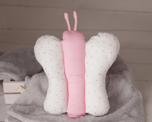 Load image into Gallery viewer, Nursery butterfly pillow