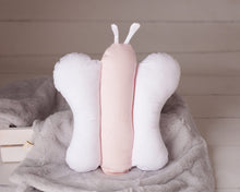 Load image into Gallery viewer, Nursery butterfly pillow