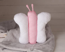 Load image into Gallery viewer, Nursery butterfly pillow