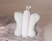 Load image into Gallery viewer, Nursery butterfly pillow
