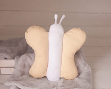 Load image into Gallery viewer, Nursery butterfly pillow