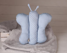 Load image into Gallery viewer, Nursery butterfly pillow