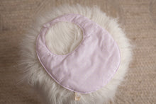 Load image into Gallery viewer, White Pearl Dots On Pink Wooden Doll Crib Gift Set