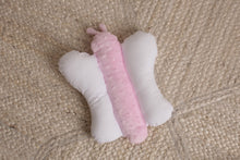 Load image into Gallery viewer, White Pearl Dots On Pink Wooden Doll Crib Gift Set