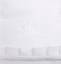 Load image into Gallery viewer, White Blanket Embroidery Star Of David
