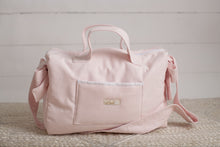 Load image into Gallery viewer, Pink Denim Diaper Bag set of 3 items
