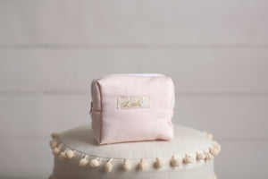 Pink Denim Diaper Bag set of 3 items
