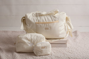 Ivory Diaper Bag set of 3 items