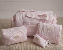 Load image into Gallery viewer, Pink Mush Diaper Bag set of 4 items

