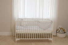 Load image into Gallery viewer, Baby Crib Set D&amp;D Collection white and blue strips
