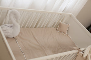 Baby Crib Set Nude 7 items Set