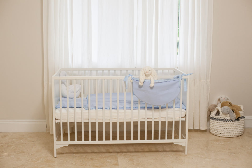 Baby Crib Set Blue 7 items Set