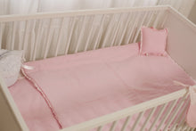 Load image into Gallery viewer, Baby Crib Set Pink 7 items Set
