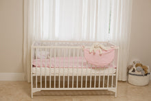Load image into Gallery viewer, Baby Crib Set Pink 7 items Set
