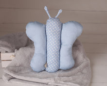 Load image into Gallery viewer, Nursery butterfly pillow
