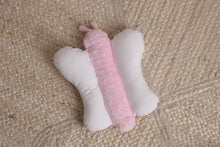 Load image into Gallery viewer, White Pearl Dots On Pink Wooden Doll Crib Gift Set
